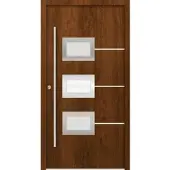 Splendoor Haustür »ATHEN Prime«, Aluminium, in nussbaum - braun