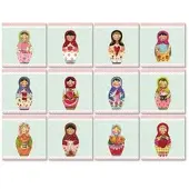 Wallart K&L Wall Art Fliesenaufkleber »Matroschka«, selbstklebend