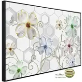 Papermoon Infrarotheizung »EcoHeat - Muster mit Blumen«, Matt-Effekt - bunt