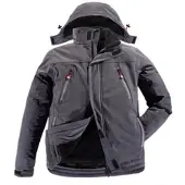 Bullstar Softshell-Jacke »ULTRA-X«, grau, Polyester/Elasthan, Gr. L