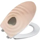 WELLWATER WC-Sitz »Relief Herz«, Duroplast Relief, mit Absenkautomatik - bunt