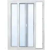 KM Meeth Schiebetür »96/2«, B x H: 210 x 190 cm - weiss