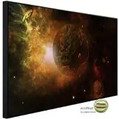 Papermoon Infrarotheizung »EcoHeat - Feuriger Planet und Asteroiden«, Matt-Effekt - bunt