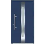 KNOCK Flügelüberdeckende Kunstoff-Haustür »Terra«, stahlblau