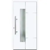 KNOCK Flügelüberdeckende Kunstoff-Haustür »PARIS«, weiß - weiss
