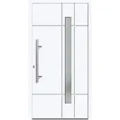 KNOCK Flügelüberdeckende Kunstoff-Haustür »KIEW«, weiß - weiss
