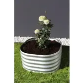 Pergart Vitavia, Hochbeet "Terra 401", aluminium blank, 40 cm, Modell "Rund"