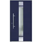 KNOCK Flügelüberdeckende Kunstoff-Haustür »Terra«, stahlblau