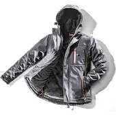 Bullstar Jacke, grau, Elastan/Polyester, Gr. 122/128