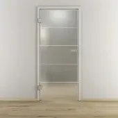 NOVADOORS Glasdrehtür »NOVA 582«, matt - transparent