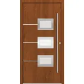 Splendoor Sicherheitshaustür »ATHEN Prime RC2«, Aluminium, in golden oak - braun