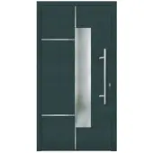 KNOCK Flügelüberdeckende Kunstoff-Haustür »Terra«, moosgrün - gruen