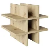 Phoenix Group AG Flaschenregal "Fortuna" in Artisan Eiche - (B)34 x (H)34 x (T)34cm | Gr.: onesize