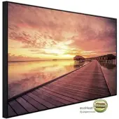 Papermoon Infrarotheizung »EcoHeat - Wasserbungalows Malediven«, Matt-Effekt - bunt
