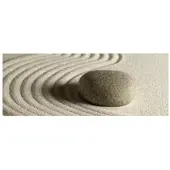 MySPOTTI Badrückwand »Zen«, BxH:120 cm x 45 cm, weiß