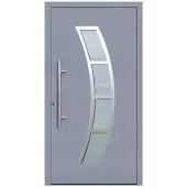 KNOCK Flügelüberdeckende Kunstoff-Haustür »Terra«, grau