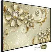 Papermoon Infrarotheizung »EcoHeat - Muster mit Blumen«, Matt-Effekt - bunt