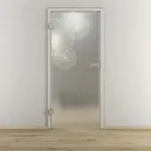 NOVADOORS Glasdrehtür »NOVA 507«, matt - transparent