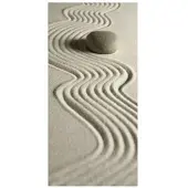 MySPOTTI Badrückwand »Zen«, BxH:100 cm x 210 cm, beige