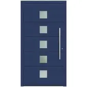 KNOCK Aluminium-Haustür »Terra Nova«, stahlblau