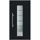 KNOCK Flügelüberdeckende Kunstoff-Haustür »Terra«, anthrazit - grau