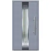 KNOCK Flügelüberdeckende Kunstoff-Haustür »Terra«, grau