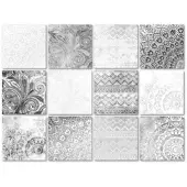 Wallart K&L Wall Art Fliesenaufkleber »Boho-Beton-Optik«, selbstklebend