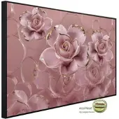 Papermoon Infrarotheizung »EcoHeat - Muster mit Blumen«, Matt-Effekt - bunt