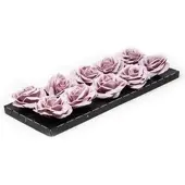 Flowerbox Wachsrose - lila