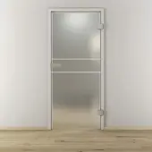 NOVADOORS Glasdrehtür »NOVA 589«, matt - transparent