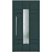 KNOCK Aluminium-Haustür »Terra Nova«, moosgrün - gruen