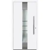 KNOCK Aluminium-Haustür »PRAG«, weiß - weiss