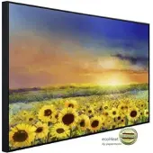 Papermoon Infrarotheizung »EcoHeat - Sonnenblumen malen«, Matt-Effekt - bunt