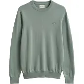 Gant Pullover Classic Cotton C-Neck Herren Ceramic Grey-L