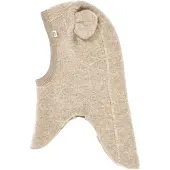 Müsli Wollfleece-Schlupfmütze mit Ohren, beige, 56