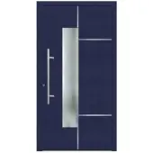 KNOCK Flügelüberdeckende Kunstoff-Haustür »Terra«, stahlblau