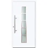 KNOCK Flügelüberdeckende Kunstoff-Haustür »PISA«, weiß - weiss