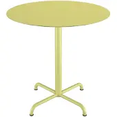 Houe PICO Gartentisch Rund 4-Fuß Gestell Lemon Zest