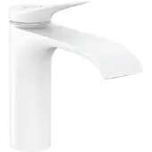 Hansgrohe Einhandmischer Waschtisch Vivenis ComfortZone 110 mit Ablaufgarnitur mattweiß