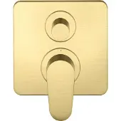 Hansgrohe Einhebel-Wannenmischer AXOR CITTERIO M Unterputz brushed brass brushed brass