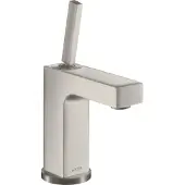 Hansgrohe Einhebel-Waschtischmischer AXOR CITTERIO 110 DN 15 o Zugstange stainless steel optic ohne Zugstange stainless steel optic