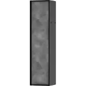 Hansgrohe XtraStoris Rock Toilettenbürstenhalter, mit Ablage, befliesbare Tür, rahmenlos, 145x140x