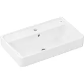 Hansgrohe Xanuia Q Waschtisch Compact 650/390 mit Hahnloch und Überlauf