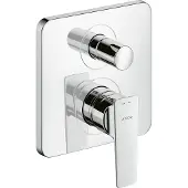 Hansgrohe Einhebel-Wannenmischer AXOR CITTERIO E DN 15, Unterputz brushed brass brushed brass