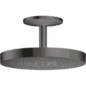 Hansgrohe Kopfbrause AXOR ONE 280 1jet mit Deckenanschluss brushed black chrome brushed black chrome