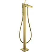 Hansgrohe Wannen-Einhebelmischer Axor Citterio A 200mm, boden, m Pin-Griff, brush. br