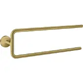 Axor Handtuchhalter Universal Circular zweiarmig brushed brass