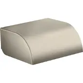 Hansgrohe WC-Papierhalter Axor Universal Circular mit Deckel brushed nickel