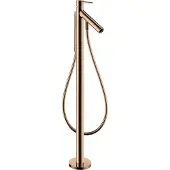 Hansgrohe Wannen-Einhebelmischer Axor Starck A 156mm, boden, m Pin-Griff, pol. r gol