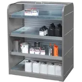Bauer Gefahrstoff-Rollladenschrank, Typ RSG-4, grau RAL7005
